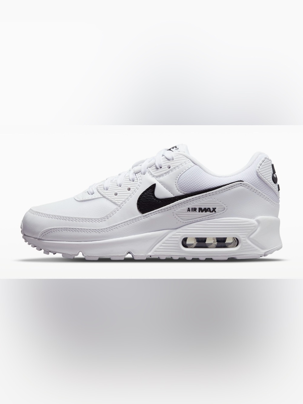 Nike Air Max Low-Top Sneakers in White and Black